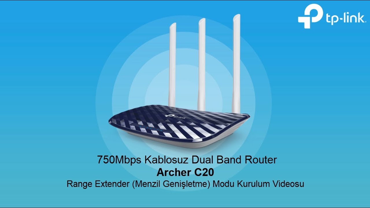 TP-Link AC750 Wi-Fi Range Extender RE220_V1.V2 Kurulum Videosu